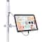 OttLite 64" White LED Floor Lamp with USB and Tablet Stand
